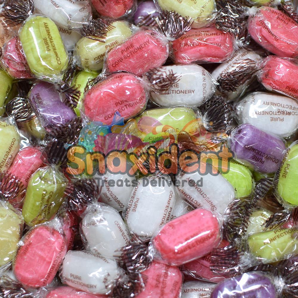 Chocolate Fruits Sweets Wrapped Hard Boiled Traditional Retro Pick and Mix