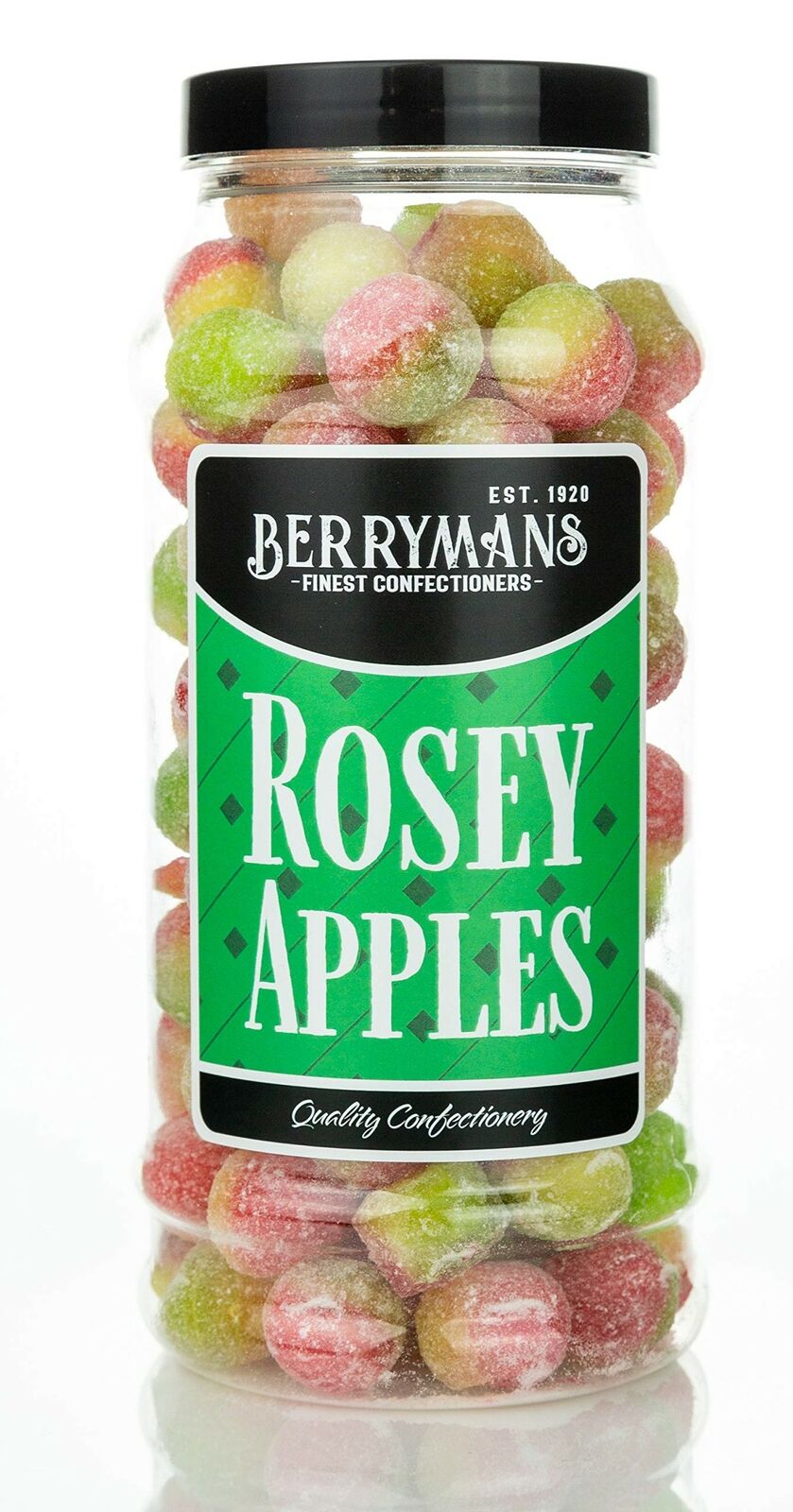 Rosey Apples Retro Boiled Sweets Gift Jar by Berrymans 