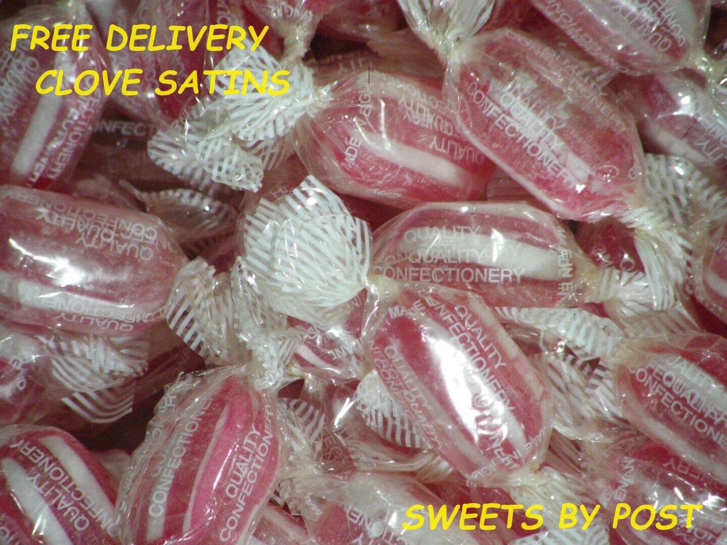 STOCKLEYS CLOVE SATINS Sweets Retro Pick N Mix Hard Boiled Wrapped Treat Gift