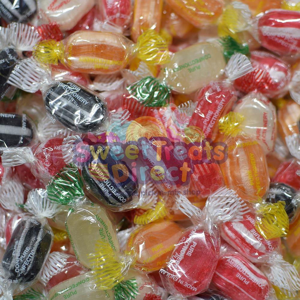 Winter Mixture Hard Boiled Sweets Solid Wrapped Traditional Retro Pick n Mix