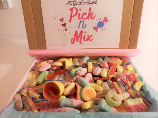 Sweet Box  Pick N Mix  Candy  Letter Box Sweets  Personalised Gift Made To Order