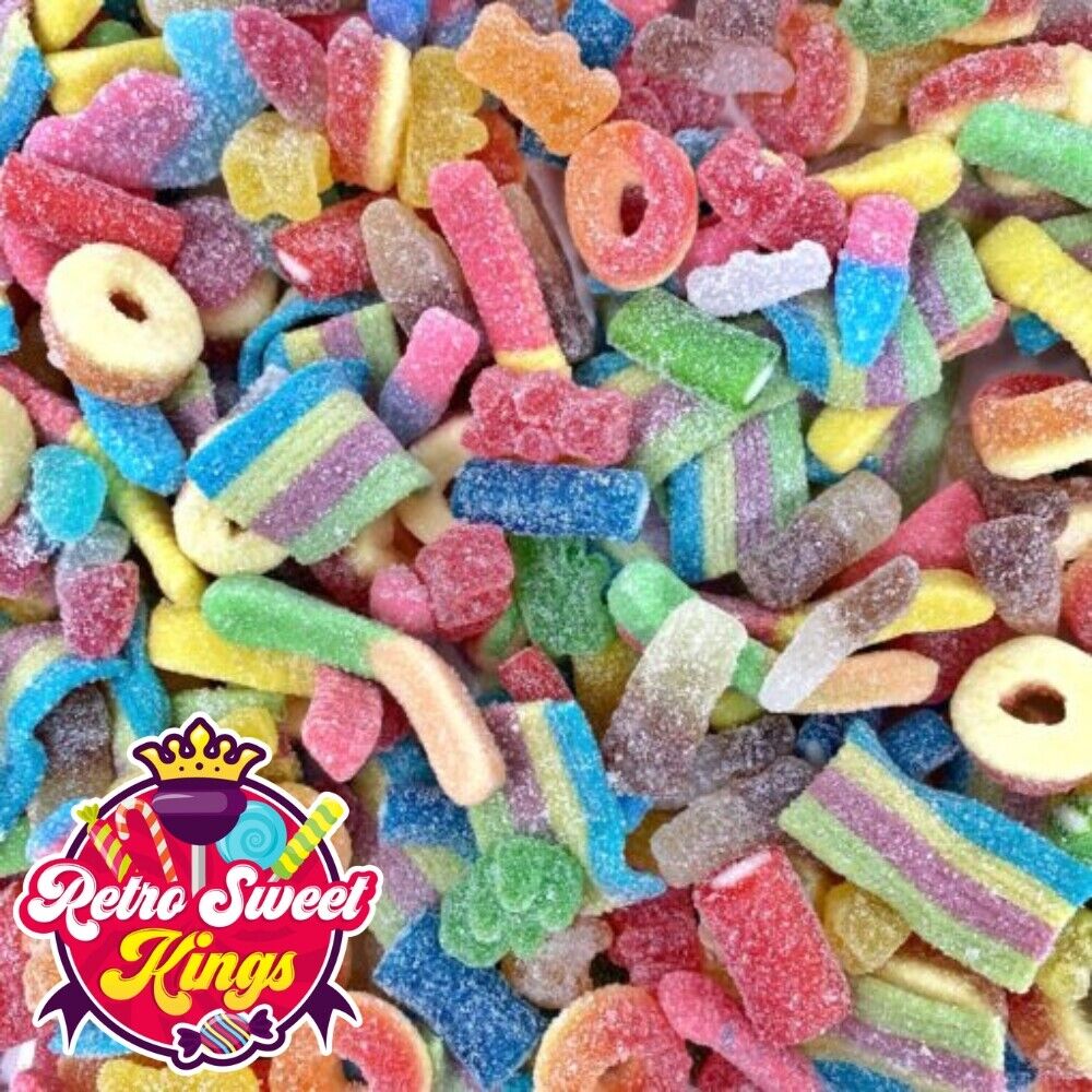 All Fizzy Sour Pick N Mix Sweets Mystery Mix Retro Party Birthday Christmas