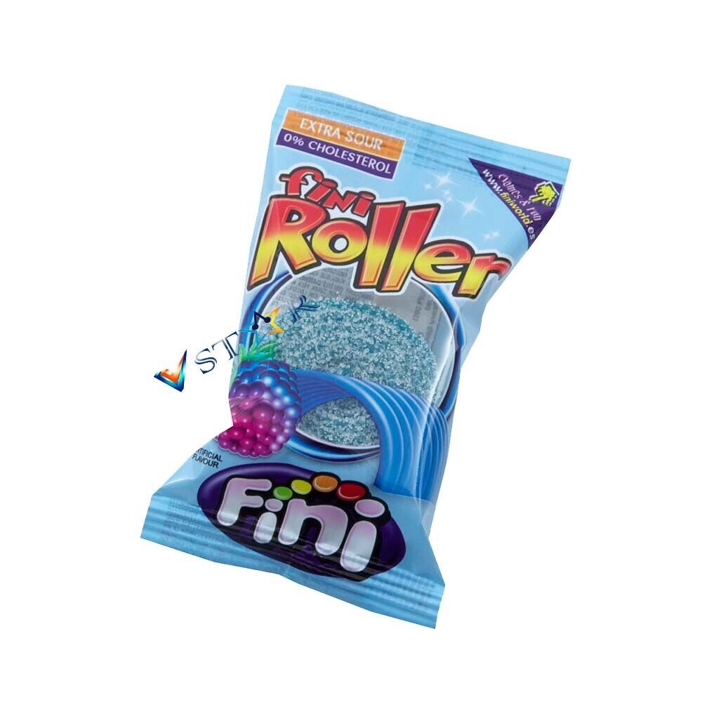 EXTRA SOUR FIZZY RASPBERRY ROLLERS BELTS RETRO SWEETS JELLY GUMMY PICK N MIX