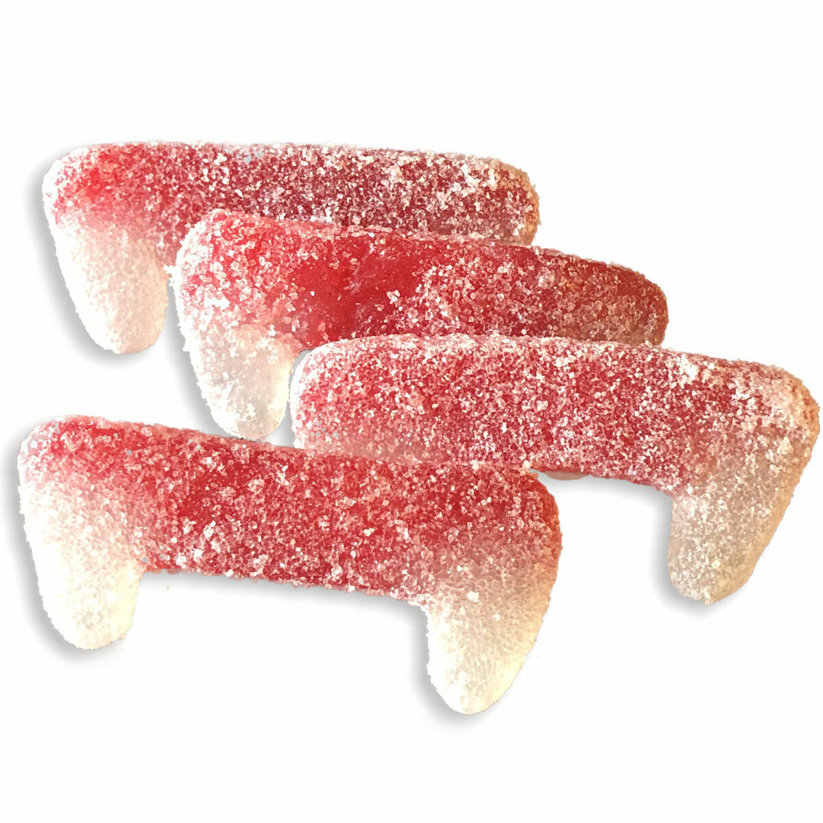 Fizzy Sour Dracula Gummy Vampire Fang Teeth Retro Sweet Shop Traditional Candy