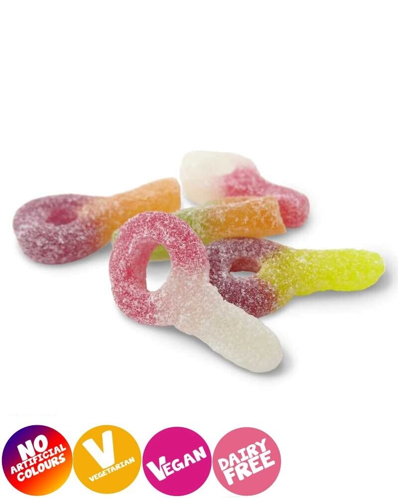 Fizzy Sour Fruit Dummies Retro Sweets Party Wedding Favours Buffet Pick n Mix