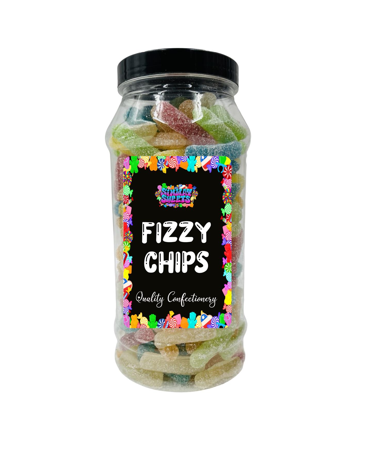 Fizzy & Sour Pick N Mix Retro Candy Jar - By Simway Sweets