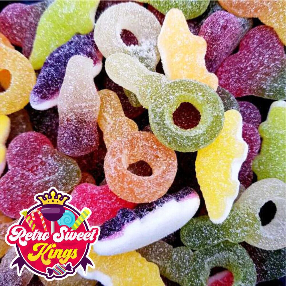 Haribo Tangfastics Sour Pick N Mix Sweets Party Retro Fizzy Fruit Christmas