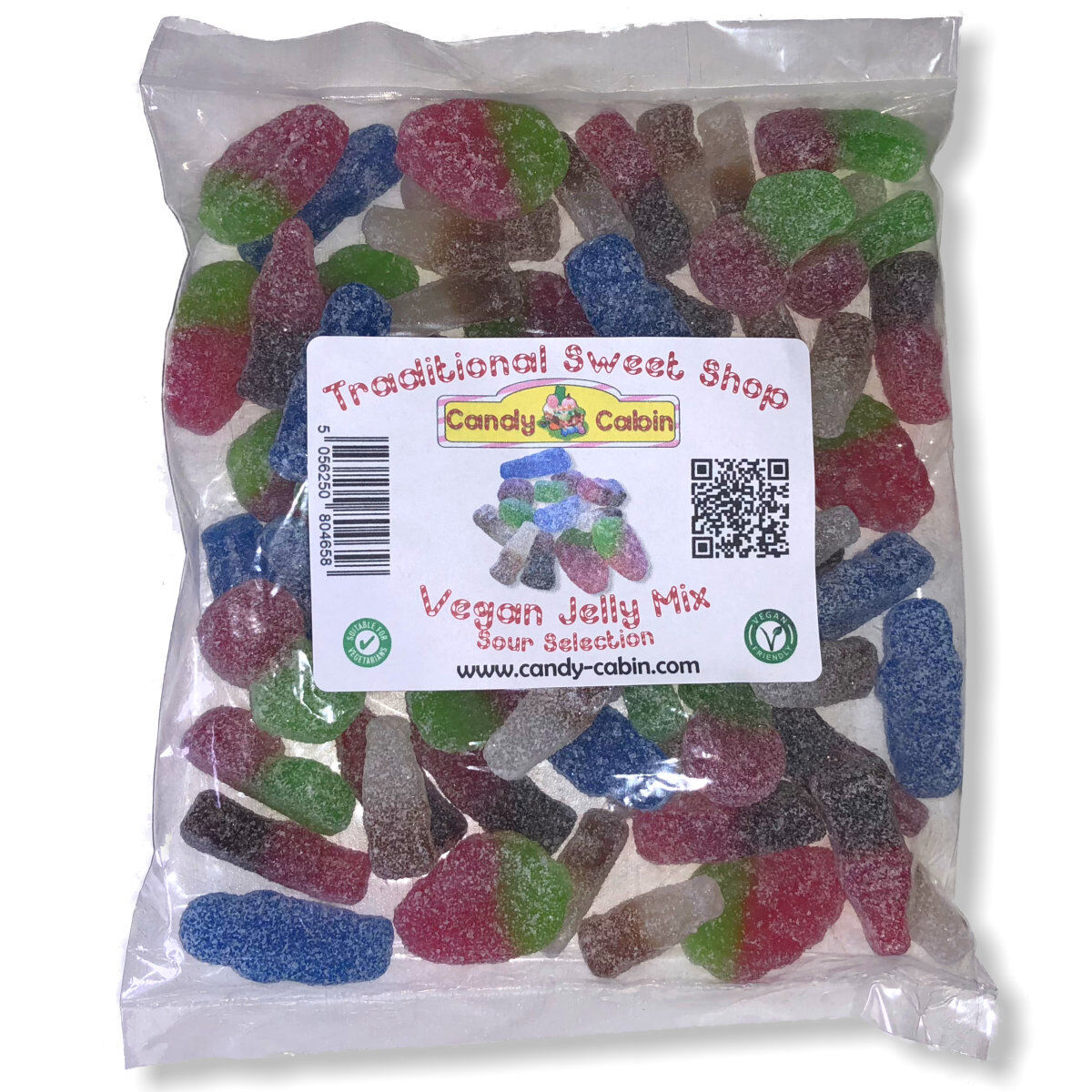 Vegan Jelly Mix Fizzy Sour Selection Retro Sweet Shop Traditional Old Fashioned