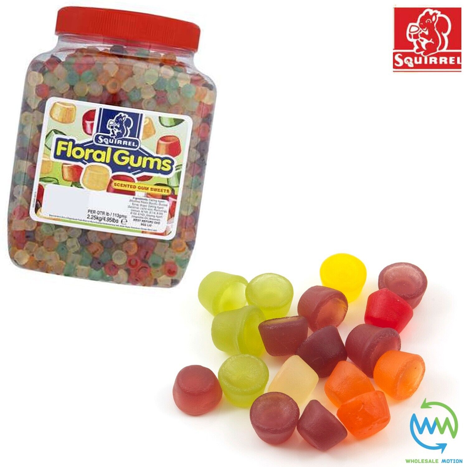 FLORAL GUMS Sweets SCENTED Candy GUMMIES Gummy JELLY Squirrell PICK N MIX Retro