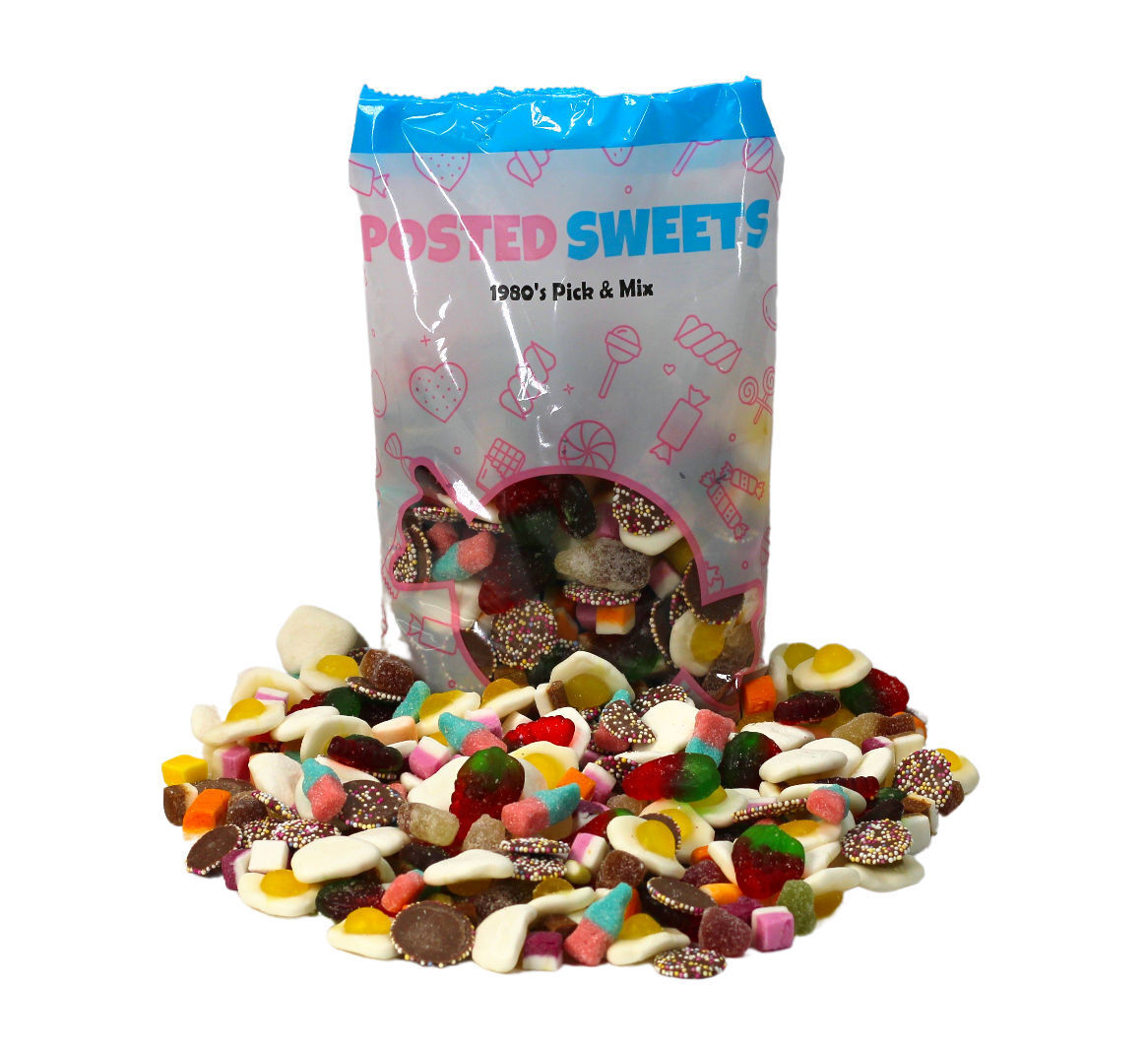 Pick & Mix Bags 700g | Big Selection of Sweets | Jelly, Gummy, Chocolate, Fizzy