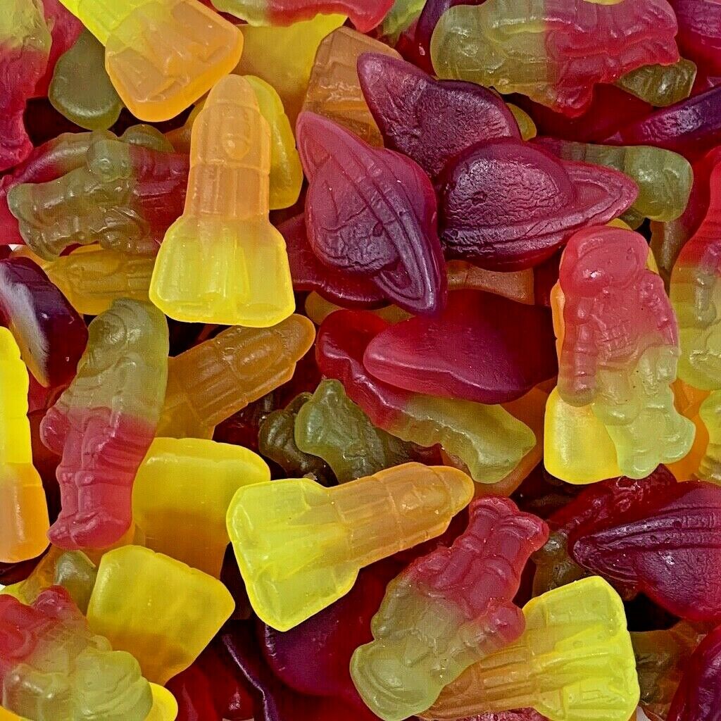 Space Mix Vegan Gummy Retro Sweets Party Wedding Favours Candy Buffet Pick n Mix