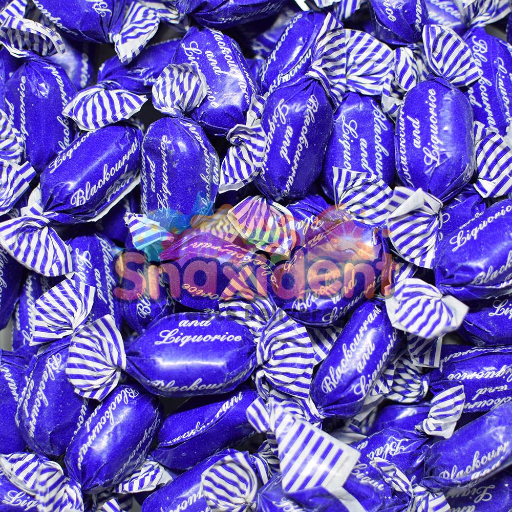 Blackcurrant & Liquorice Sweets Hard Boiled Traditional Retro Pick n Mix