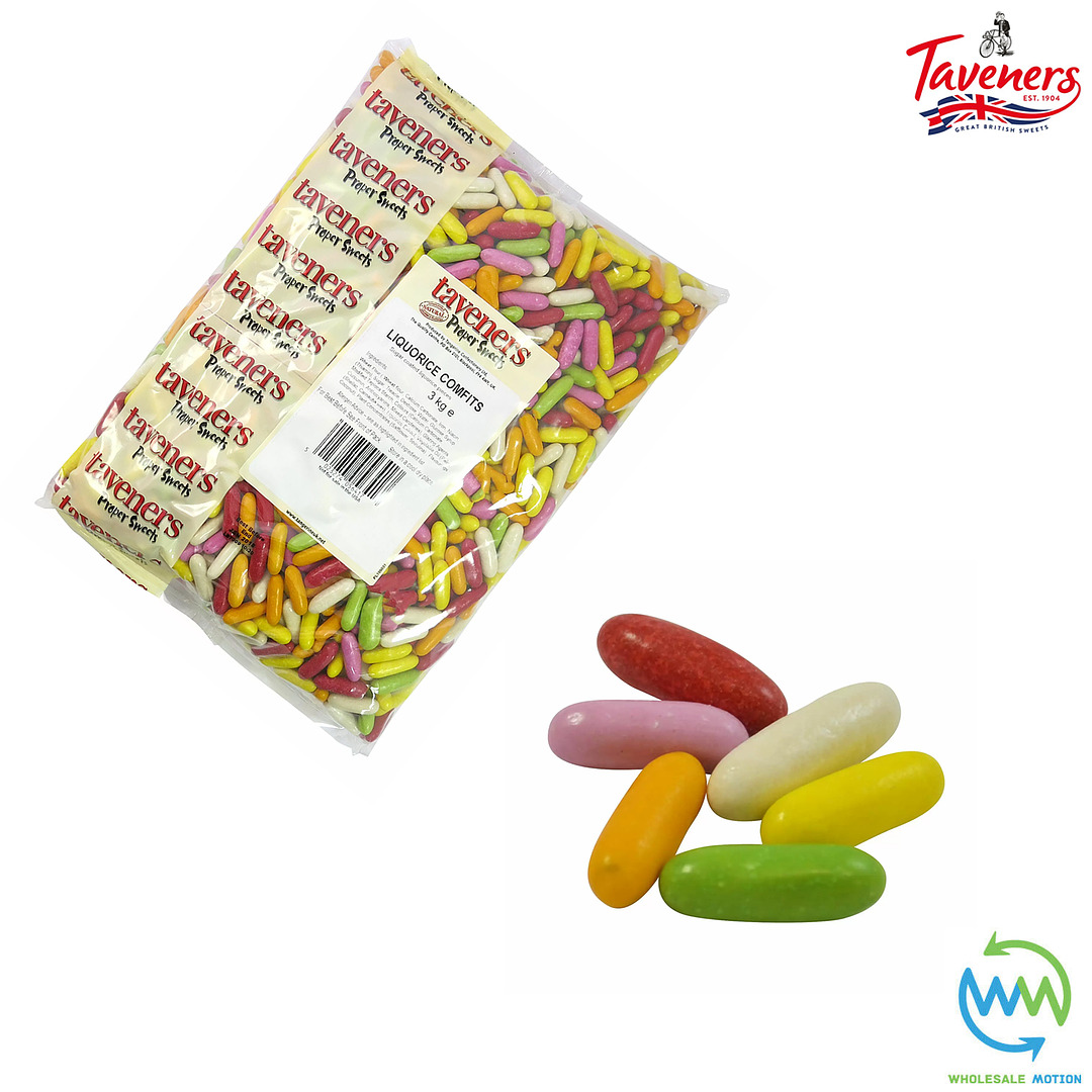 LIQUORICE COMFITS Torpedo Taveners PICK N MIX Flavour Sweets CLASSIC Retro CANDY