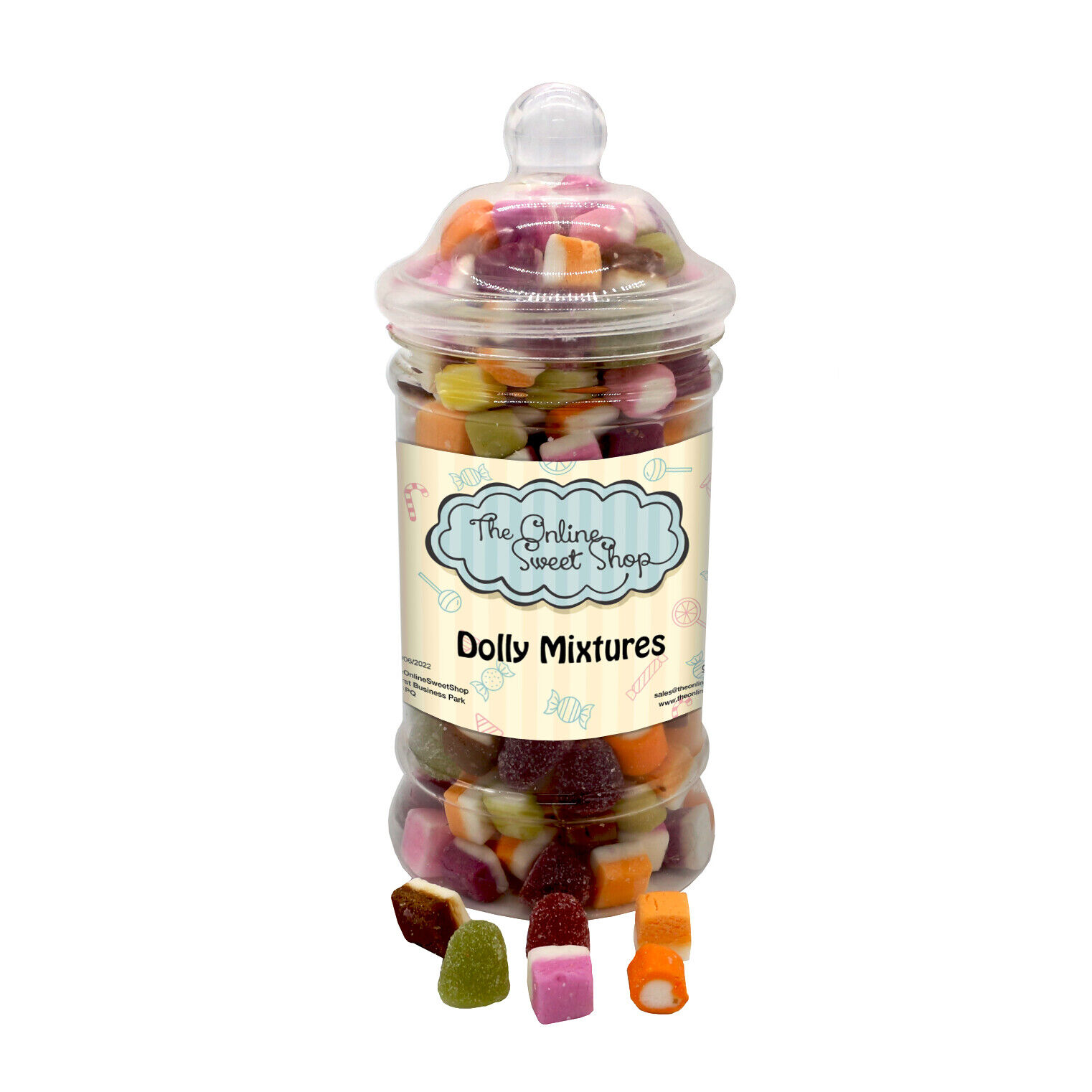 Dolly Mixtures Sweets Jar Pick and Mix Candy Retro Party Treats