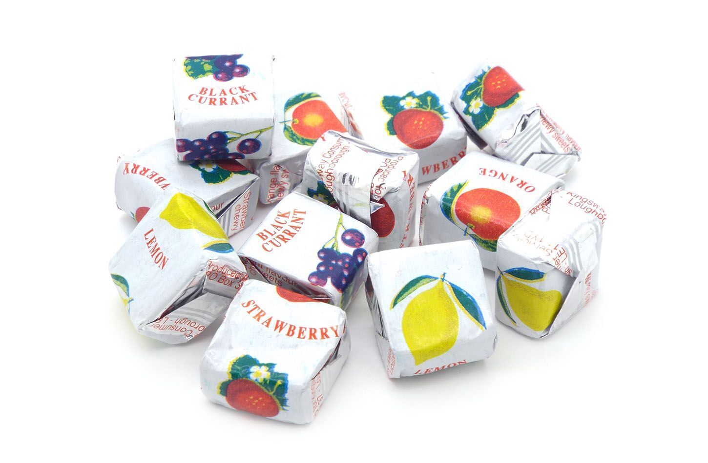 Fruit Caramels Sweets Pick and Mix Candy Retro Party Treats