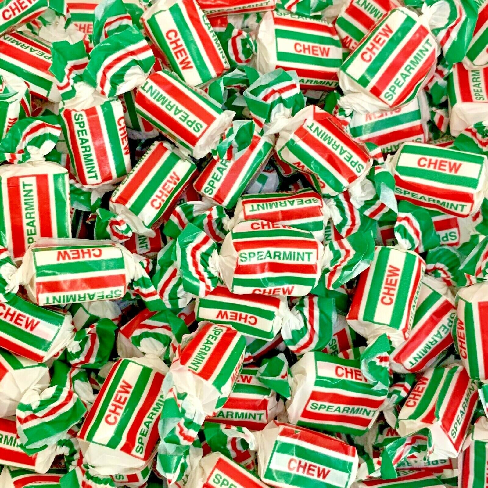 Spearmint Chews Retro Sweets Party Wedding Favours Candy Buffet Pick n Mix CHEWY