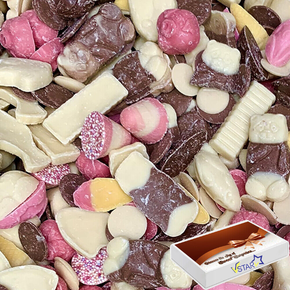 Hannahs Chocolate Retro Sweets Sugar Candy Pick N Mix Party Gift Box 500g-4kg