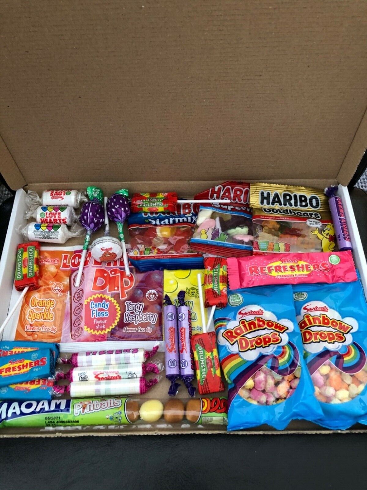 Pick & mix retro sweet box. Christmas sweet hamper. Gift. Birthday. Kids adults