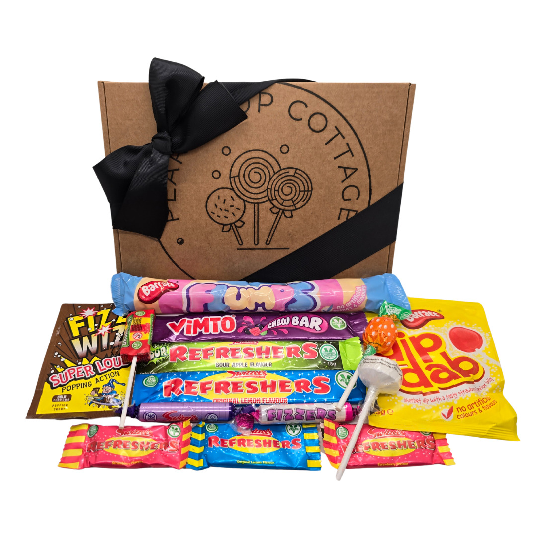 Retro Sweets Gift Box Hamper Old Fashioned sweets stocking filler Xmas