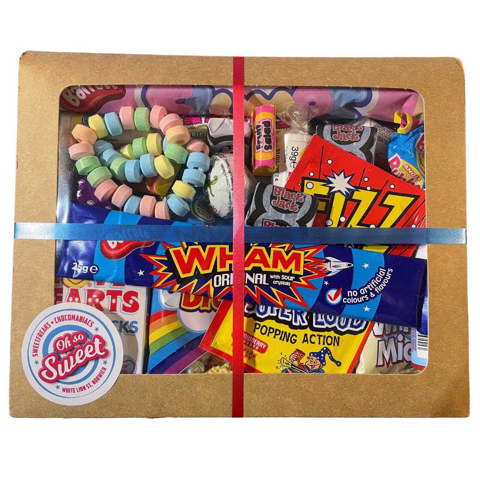 Retro Sweets Gift Box Hamper | Sweet Selection Box | 70's 80's 90's | 28 items!!