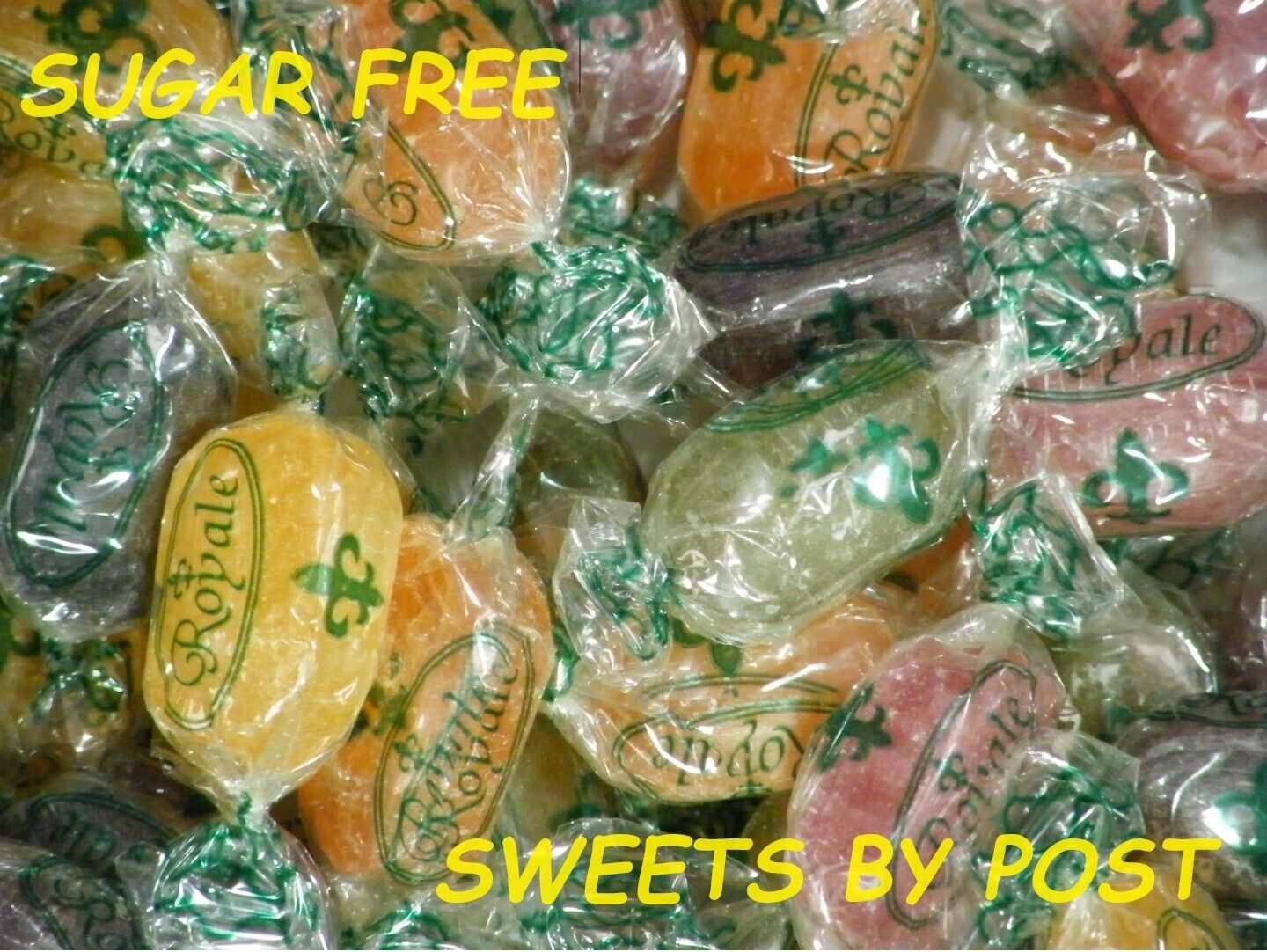 SUGAR FREE ROYALE FRUIT DROPS Sweets Retro Pick N Mix Hard Boiled Wrapped